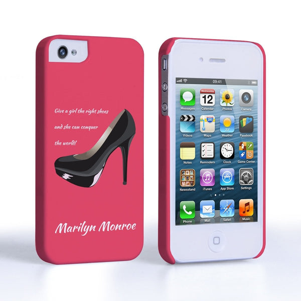 Caseflex iPhone 4 And 4s Marilyn Monroe ‘Shoe’ Quote Case - Mobile Madhouse