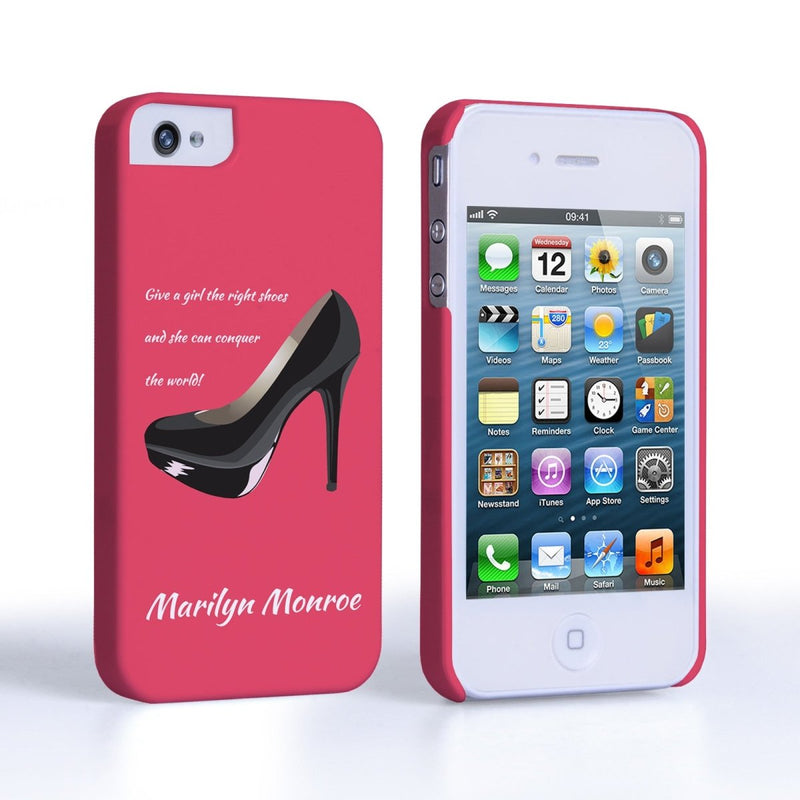 Caseflex iPhone 4 And 4s Marilyn Monroe ‘Shoe’ Quote Case - Mobile Madhouse