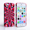 Caseflex Iphone 5 / 5S Retro Pattern Hard Case - Pink And Red