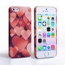 Caseflex Iphone 5 / 5S Shimmering Hearts Case - Red
