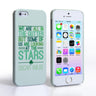 Caseflex Iphone 5 And 5S Wilde Stars Quote Hard Case – White-Green