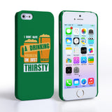 Caseflex iPhone 5 / 5S ‘Really Thirsty’ Quote Hard Case – Green