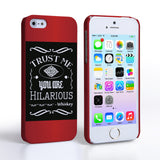 Caseflex iPhone 5 / 5S Bourbon Whiskey Quote Hard Case – Black