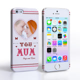 Caseflex iPhone 5 / 5S 'Love You Mum’ Personalised Hard Case – Pink 