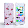 iPhone 5s Vintage Roses Polka Dot Wallpaper Hard Case – Pink