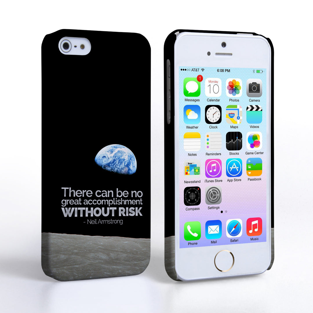Caseflex iPhone 5 / 5S Neil Armstrong Quote Case