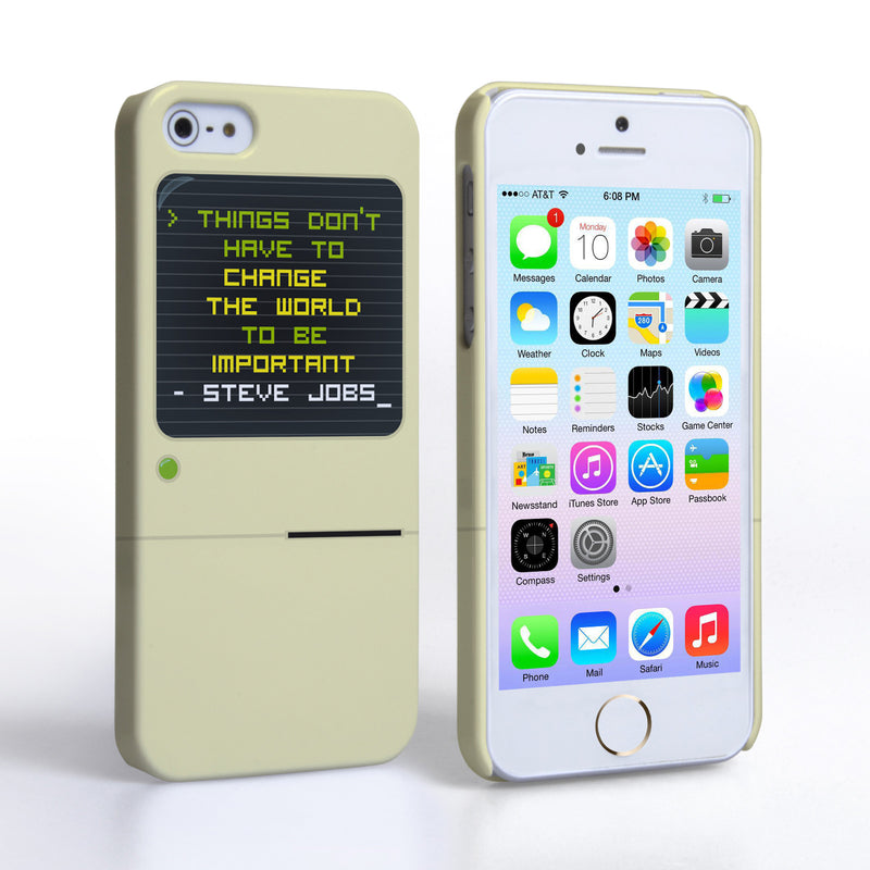 Caseflex iPhone 5 / 5S Steve Jobs Quote Case