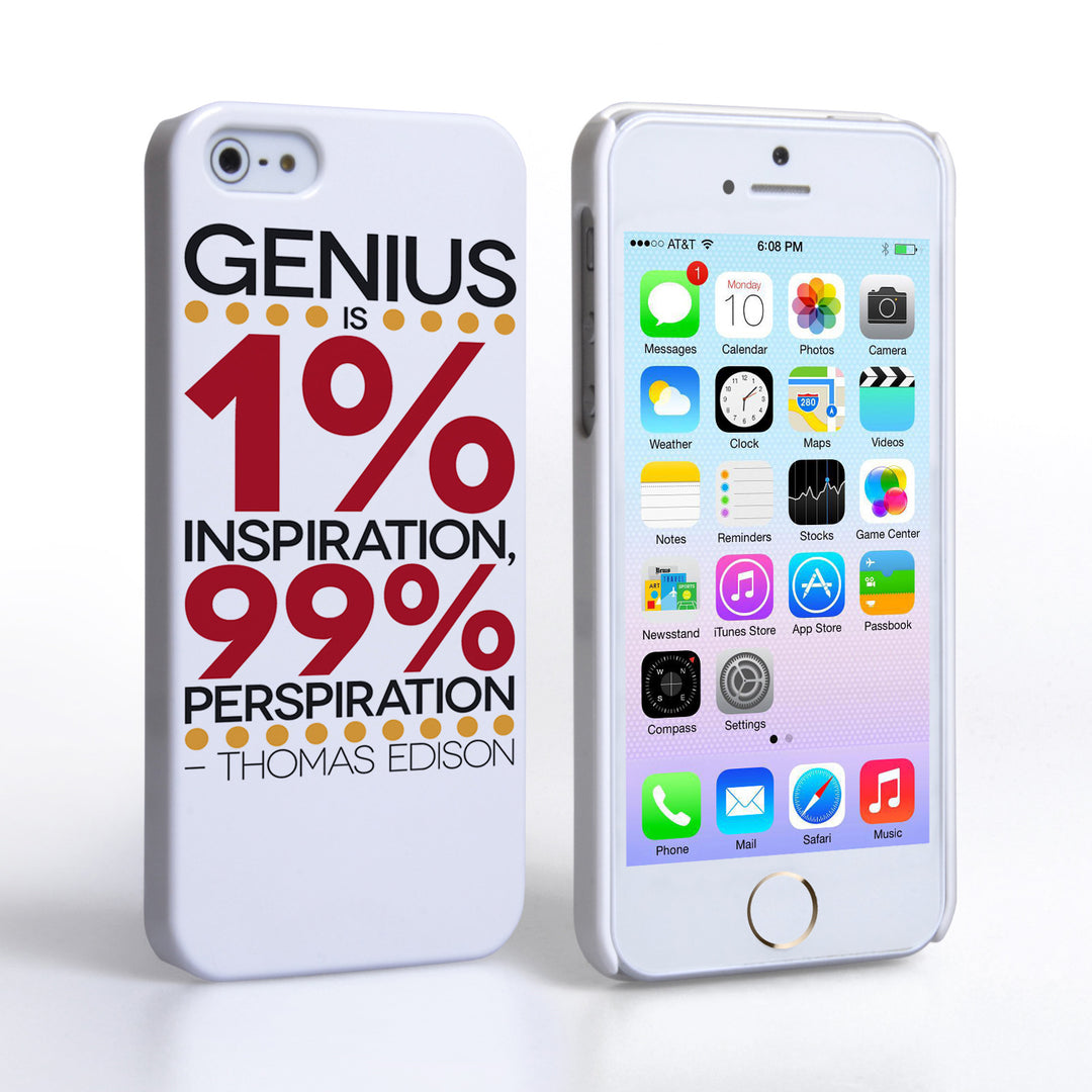 Caseflex iPhone 5 / 5S Thomas Edison Quote Case