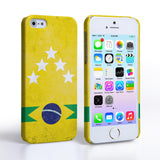 Caseflex iPhone 5 / 5s Brazil 5-Star Retro World Cup Case