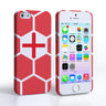 Caseflex Iphone 5 And 5s England Football Pattern World Cup Case