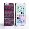 Caseflex Iphone 5/5S Fairisle Case – Grey With Red Background