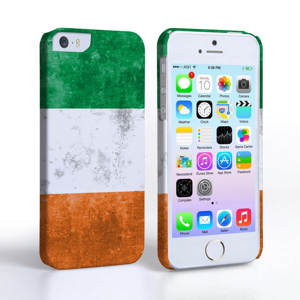 Caseflex Iphone 5 And 5s Retro Ireland Flag Case - Mobile Madhouse