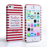 iPhone 5 Chanel Fashion Changes Quote Case – Red