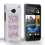 Caseflex HTC One Michael Jackson Quote Case