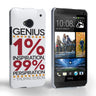 Caseflex HTC One Thomas Edison Quote Case