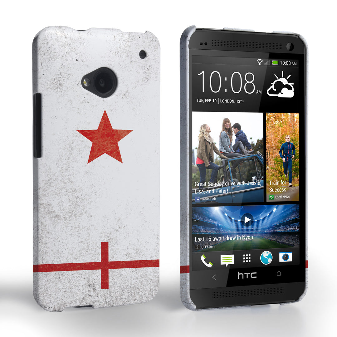 Caseflex HTC One England Retro World Cup Case