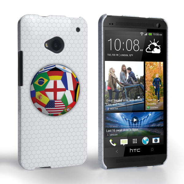Caseflex HTC One Flags World Cup Case