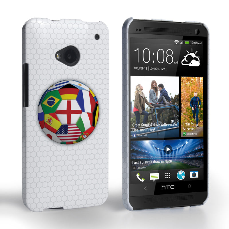 Caseflex HTC One Flags World Cup Case