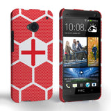 Caseflex HTC One England Football Pattern World Cup Case 
