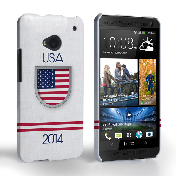 Caseflex HTC One USA World Cup Case