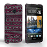 Caseflex HTC One Fairisle Case – Pink And Black