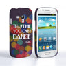 Caseflex Samsung Galaxy S3 Mini Vodka Dance Quote Hard Case – Purple