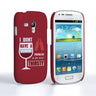 Caseflex Samsung Galaxy S3 Mini ‘Really Thirsty’ Quote Hard Case – Red
