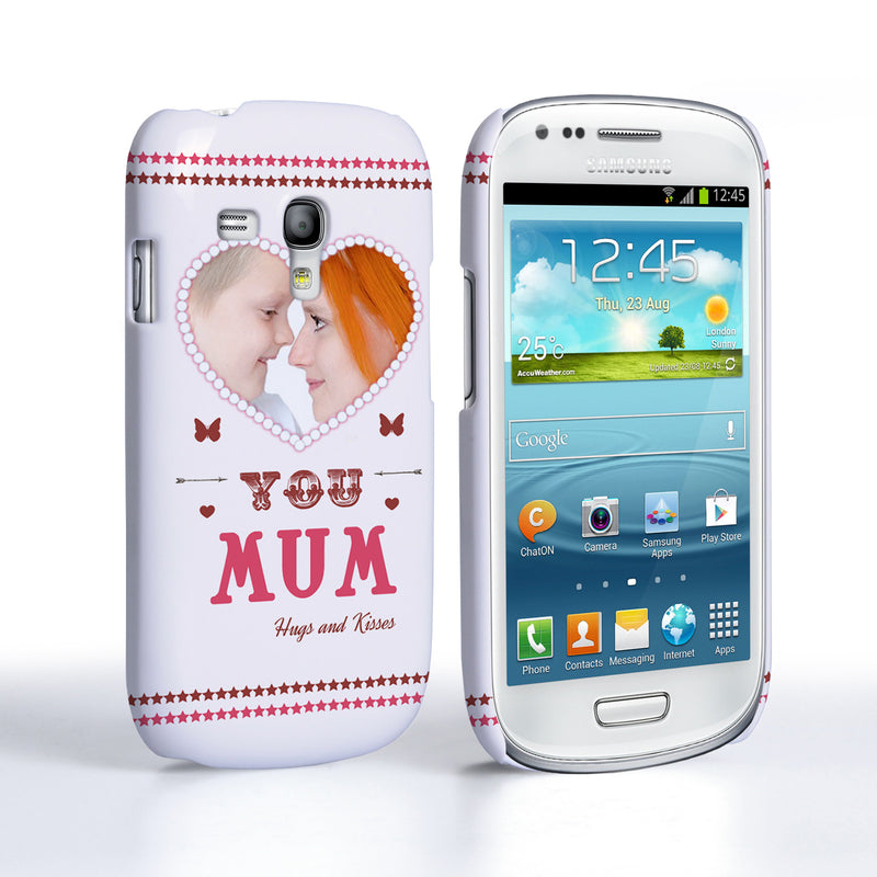 Caseflex Samsung Galaxy S3 Mini  ‘Love You Mum’ Personalised Hard Case – Pink 