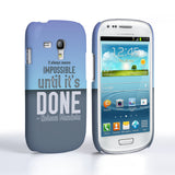 Caseflex Samsung Galaxy S3 Mini Nelson Mandela Quote Case