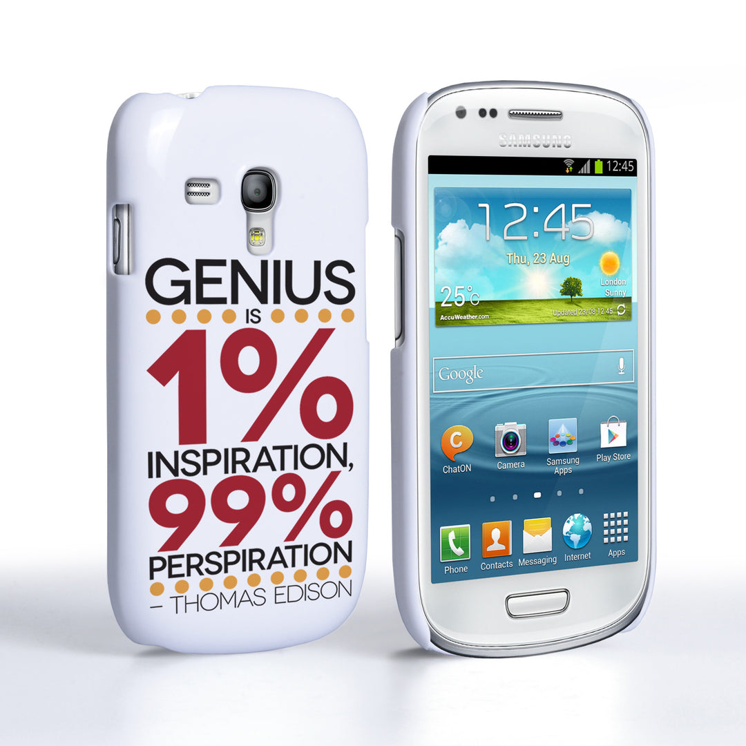 Caseflex Samsung Galaxy S3 Mini Thomas Edison Quote Case