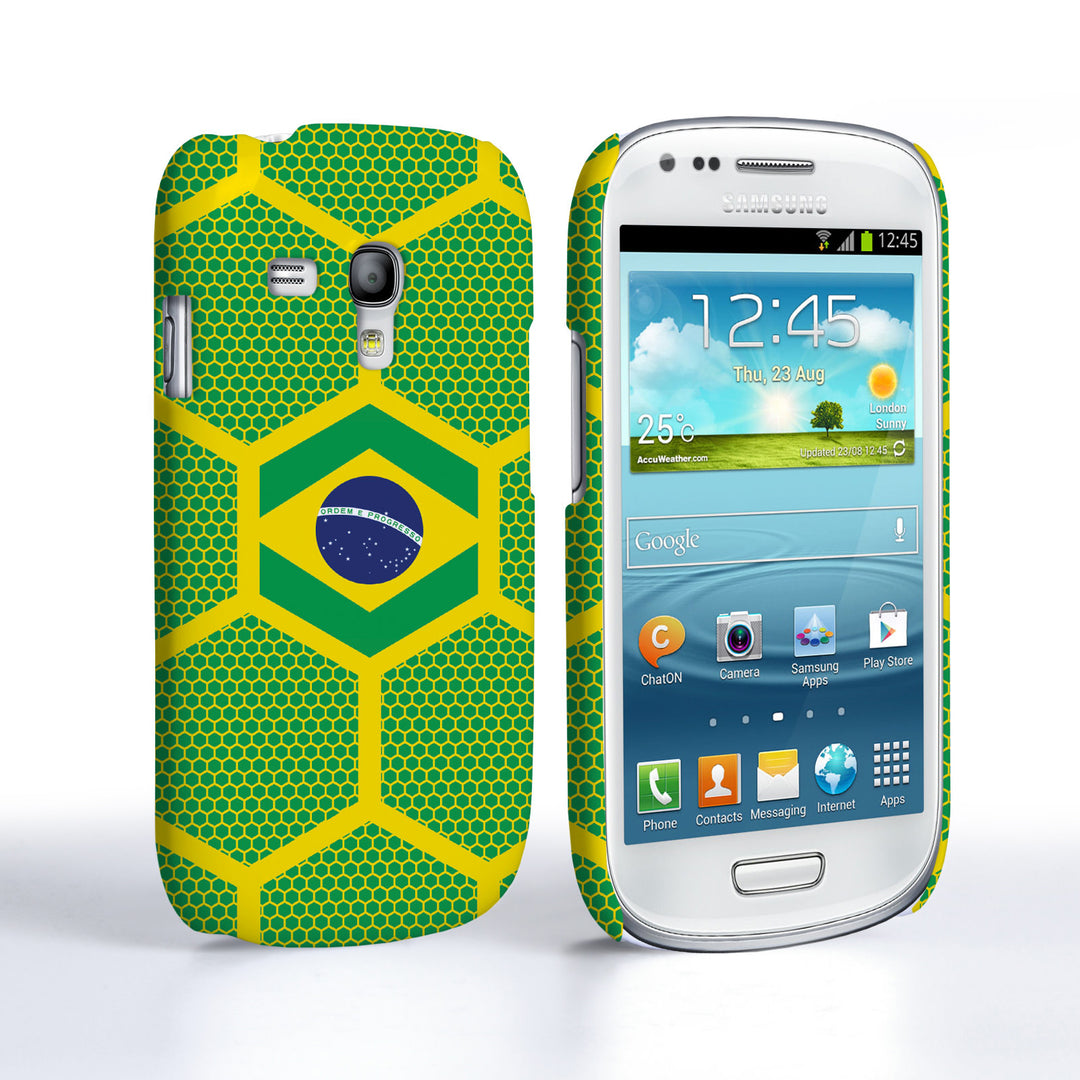 Caseflex Samsung Galaxy S3 Mini Brazil Football Pattern World Cup Case