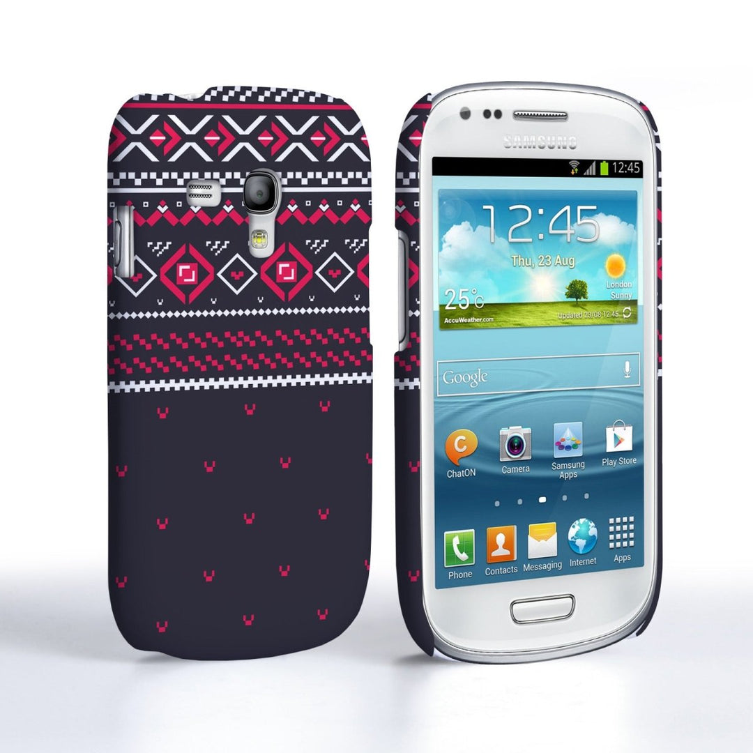 Samsung Galaxy S3 Mini Fairisle Case – Black - Mobile Madhouse