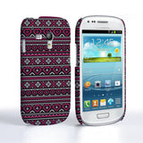 Caseflex Samsung Galaxy S3 Mini Fairisle Case – Pink And Black - Mobile Madhouse