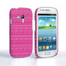 Caseflex Samsung Galaxy S3 Mini Fairisle Case – Pink And White