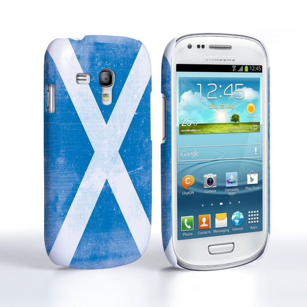 Caseflex Samsung Galaxy S3 Mini Retro Scotland Flag Case - Mobile Madhouse