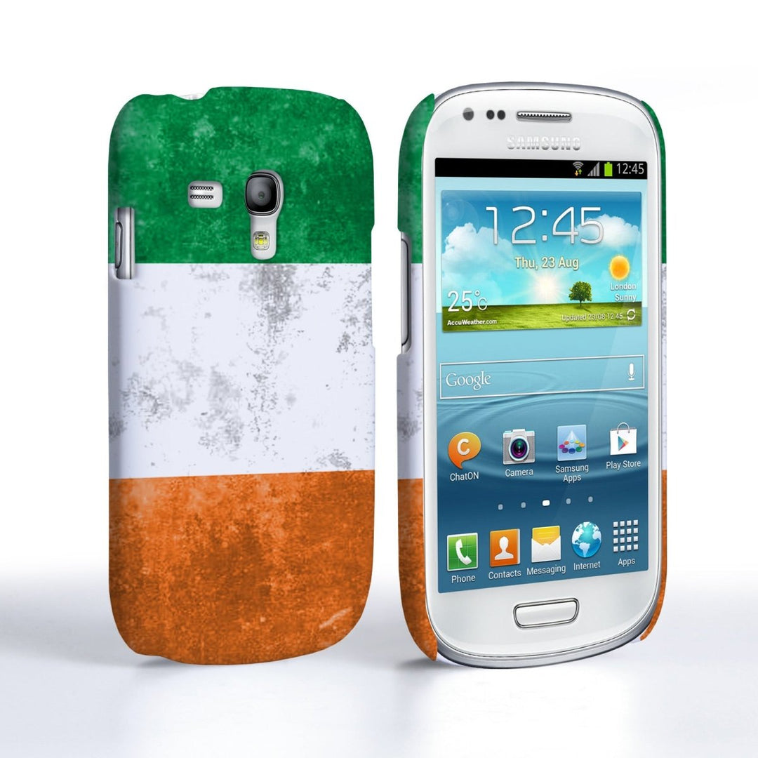 Caseflex Samsung Galaxy S3 Mini Retro Ireland Flag Case - Mobile Madhouse