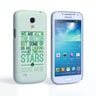 Samsung Galaxy S4 Mini Hard Case - Wilde Stars Quote Green