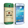 Caseflex Samsung Galaxy S4 Mini Irish Whiskey Quote Hard Case – Green