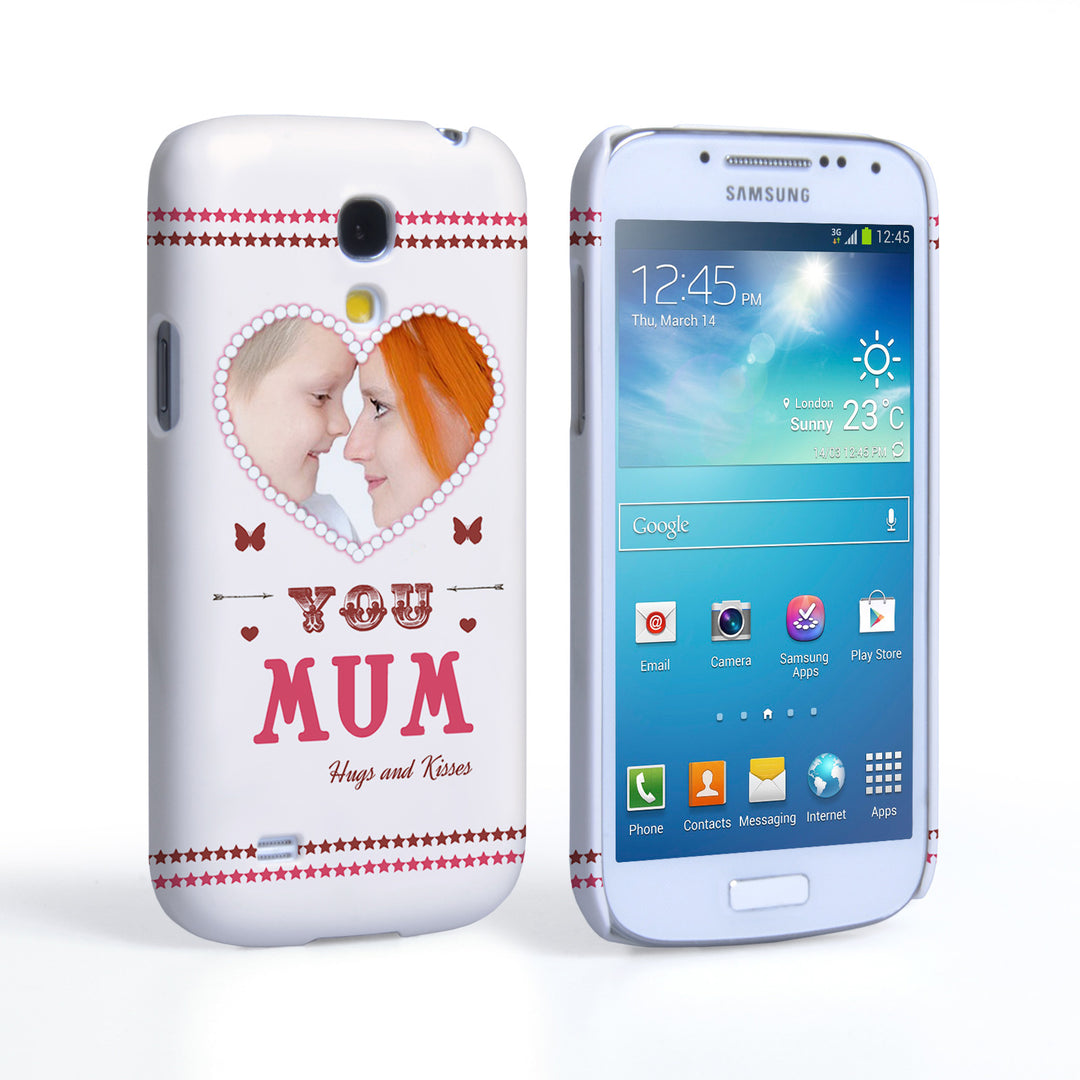 Caseflex Samsung Galaxy S4 Mini ‘Love You Mum’ Personalised Hard Case – Pink 