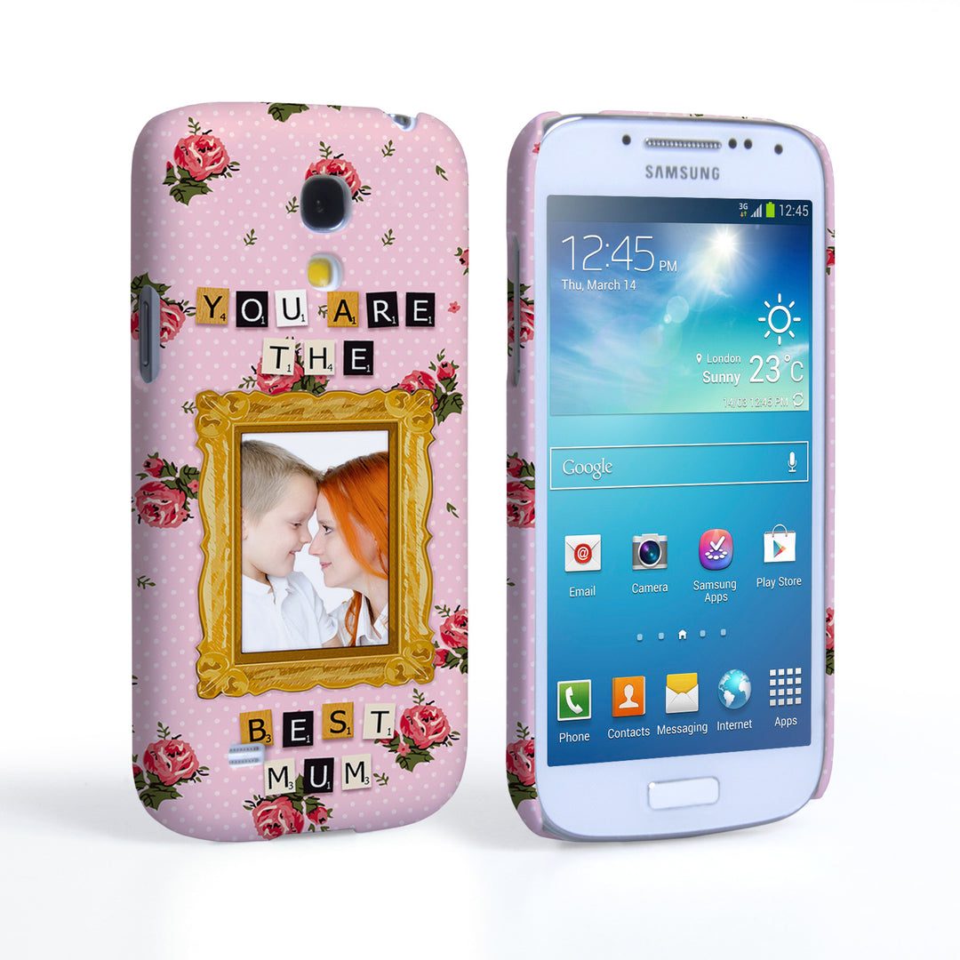 Caseflex Samsung Galaxy S4 Mini ‘You are the best Mum’ Personalised Hard Case – Pink 