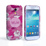 Caseflex Samsung Galaxy S4 Mini Retro Swirl Mum Case – Pink