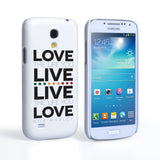 Caseflex Samsung Galaxy S4 Mini Bob Marley Quote Case