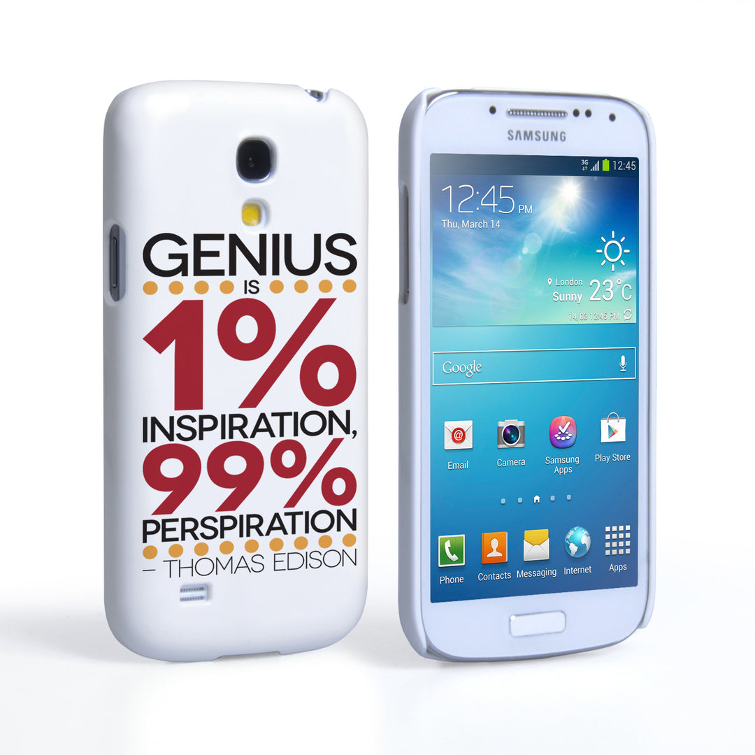 Caseflex Samsung Galaxy S4 Mini Thomas Edison Quote Case