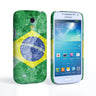 Caseflex Samsung Galaxy S4 Mini Retro Brazil Flag Case