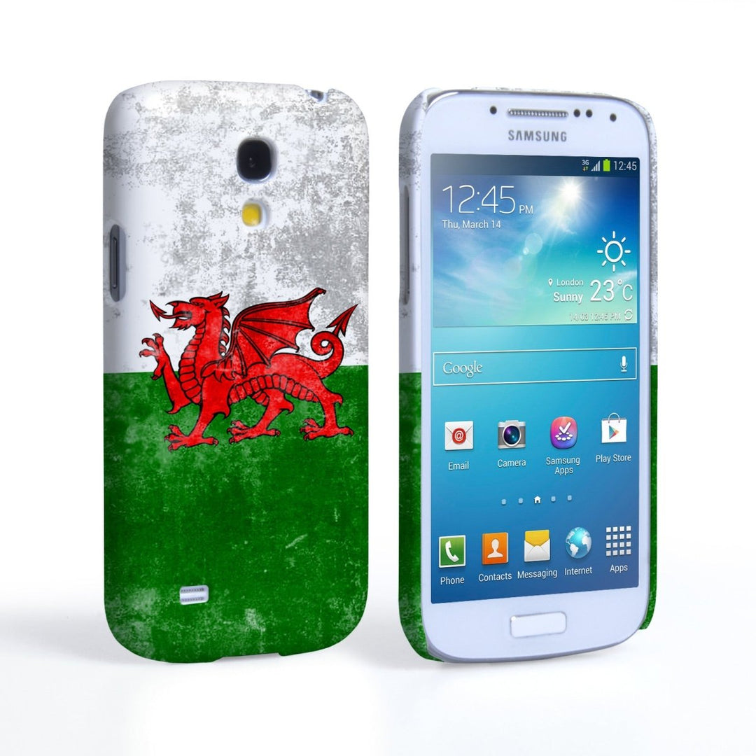 Caseflex Samsung Galaxy S4 Mini Retro Wales Flag Case - Mobile Madhouse