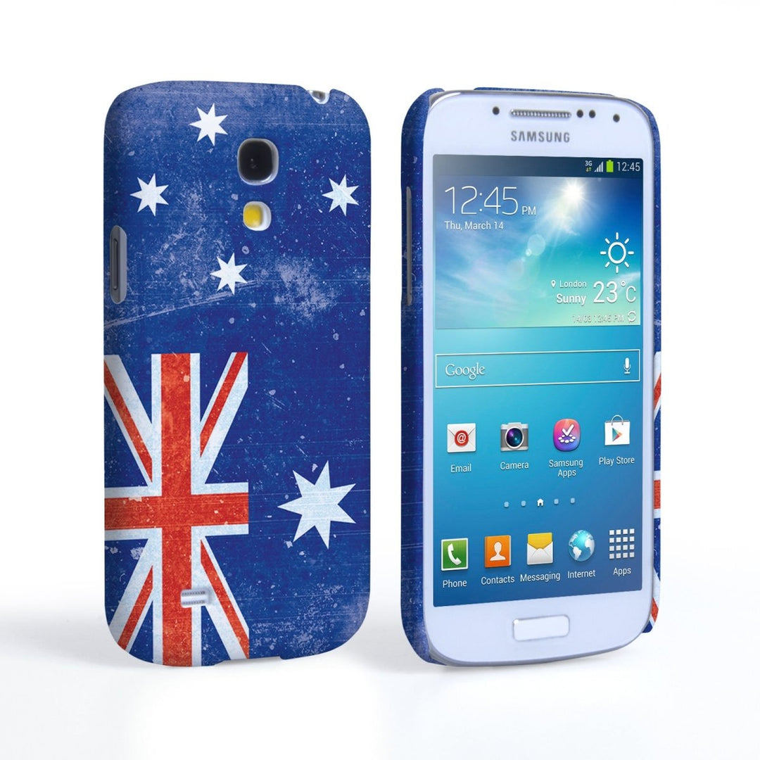 Caseflex Samsung Galaxy S4 Mini Retro Australia Flag Case - Mobile Madhouse