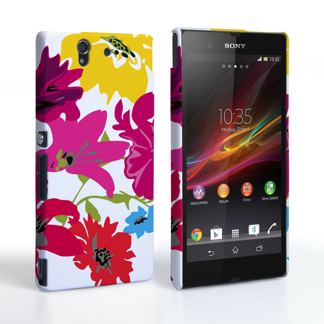 Caseflex Sony Xperia Z Retro Flower Bouquet Case 