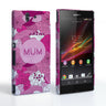 Caseflex Sony Xperia Z Retro Swirl Mum Case – Pink