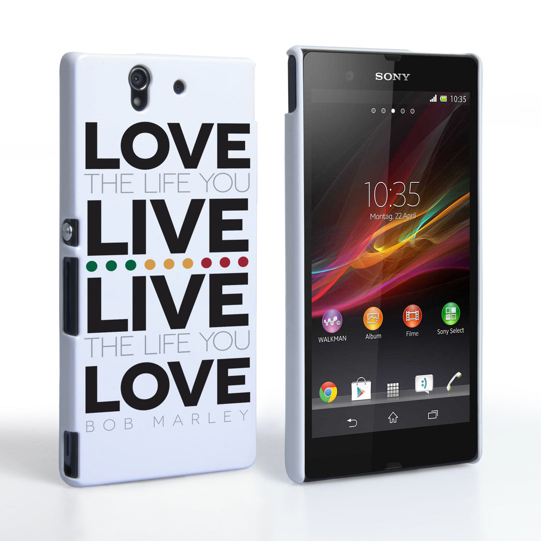 Caseflex Sony Xperia Z Bob Marley Quote Case