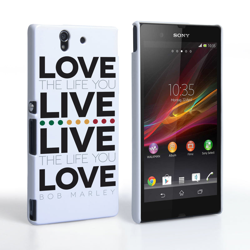 Caseflex Sony Xperia Z Bob Marley Quote Case